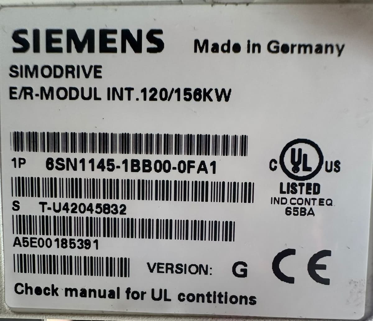 6SN1145-1BB00-0FA1